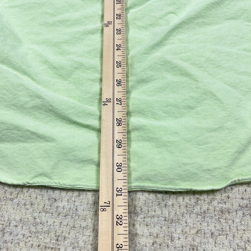 Ralph Lauren Oxford Shirt Men Large Green Button Up Pocket OCBD Dress C* - Picture 10 of 13